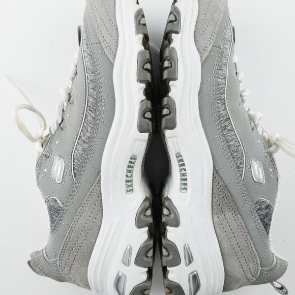 Skechers D'Lites Women's Size-7 Air-Cooled Memory Foam Gray Shoes 11936W - Picture 8 of 8